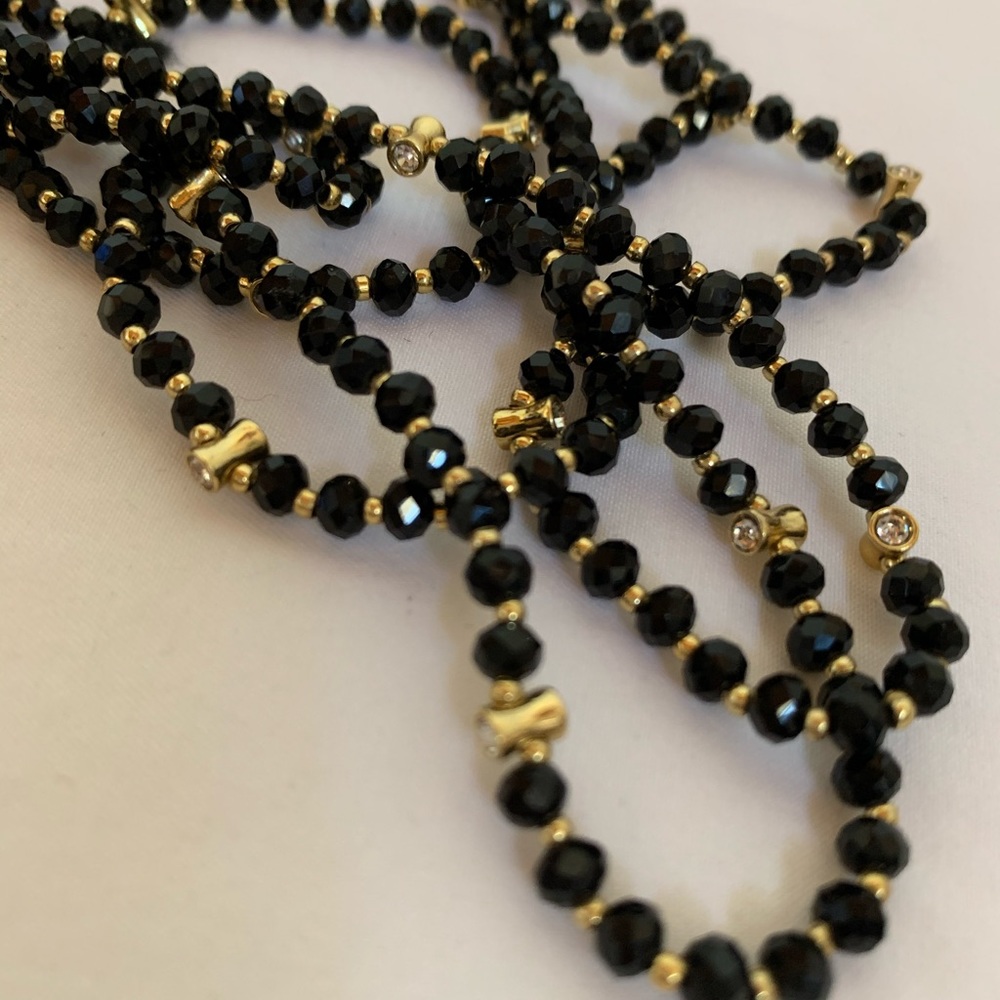 Long beaded necklace